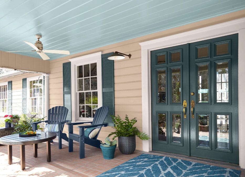 behr blue paint