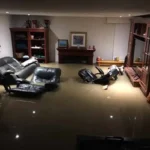 flooded basement